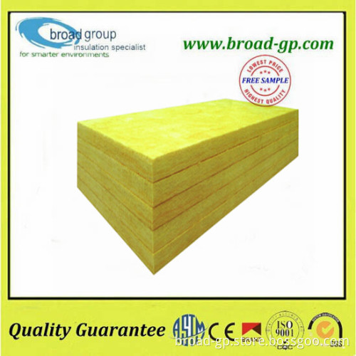 ISO Certificated Heat Insulation High Density Glass Wool Board